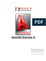 AutoCAD (Excercise 1)