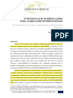 A Crise Ucraniana e Suas Implicações