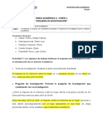 Tarea Academica 2 Parte 1 Esquema de Investigación Grupo 3