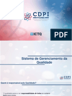 1.3 Sistema de Gerenciamento Da Qualidade - ICTQ - CDPI