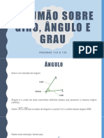 Resumão Sobre Giro, Ângulo e Grau