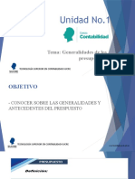 1.1.1. - Generalidades Del Presupuesto