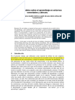 Teorías y Modelos Sobre El Aprendizaje en Entornos Conectados y Ubicuos