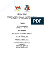 Kertas Kerja Perkhemahan Unit Beruniform SKDT 2022