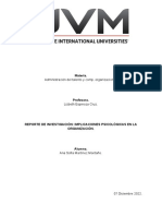 Implicaciones Psicológicas en La Organización ASM