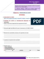 Actividad de Religión - Segundo Año - Apariciones de Jesus