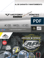 Manual de Garantia y Mantenimiento Victory Zontes 350T1