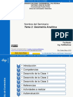 Geometria Analitica, Clase Numero 2