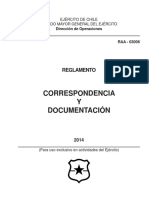 RAO-03006-1 Reglamento Correspondencia y Documentación