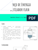 Balano de Energia - Destilador Flash