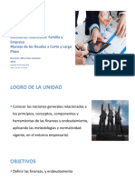 Decisiones Financieras Familia y Empresa Manejo de Las Deudas A Corto y Largo Plazo