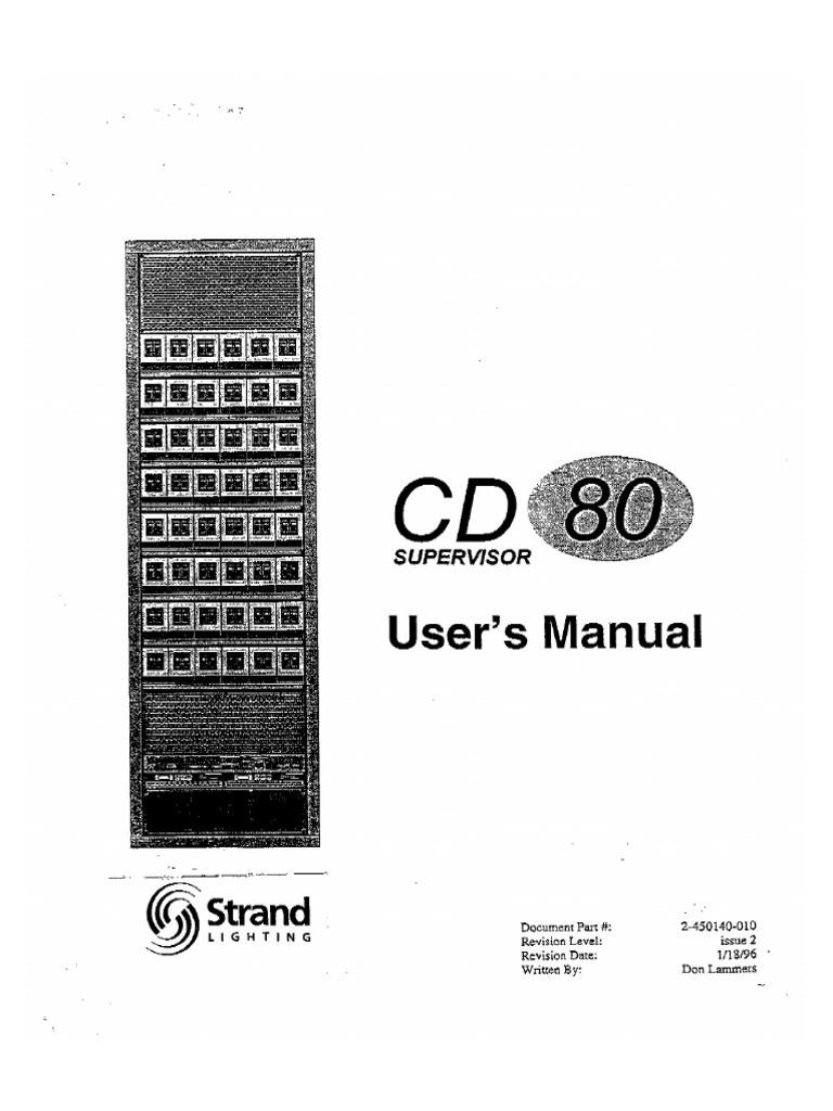 Cd80 Supervisor Usermanual PDF