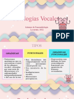 Patologías Vocales 2