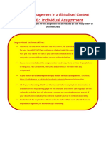 Assignment B Instructions and Marking Scheme