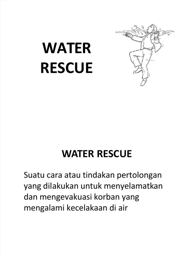 Prosedur Penyelamatan di Air | PDF | Kesehatan Holistik