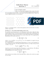 Brillouin Zone and Tight-Binding Model of 2D Crystals