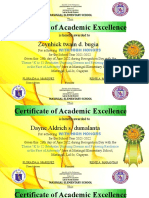 Maxingal ES Academic Excellence Awards