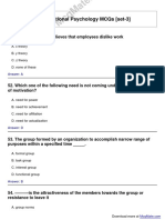 Organizational-Psychology Solved MCQs (Set-3)