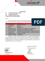 Letter of Intent PT Skrikandi Mandiri Pratama