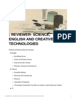 Reviewer - Science English and Creative Technologies