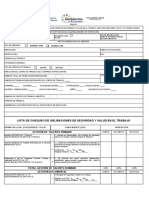 Lista de Verificaci N Seguridad y Salud en El Trabajo 1 A 10 Trabajadores