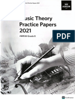 Abrsm Theory g8 Exam Paper 2021