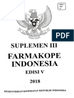 Suplemen III Farmakope Indonesia Edisi V
