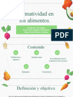 Normatividad en Los Alimentos