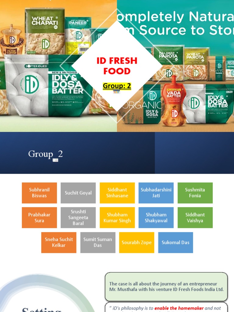 ID Fresh Foods Group 2 PDF Market (Economics) Business Economics
