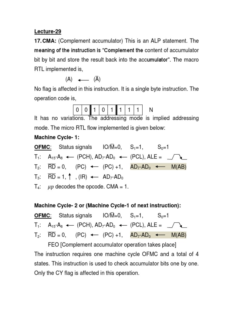 Lecture 29 PDF Computer Hardware Computer Architecture