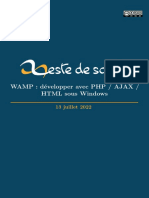 Wamp Developper Avec PHP Ajax HTML Sous Windows