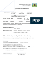 BRF Application Form 2022