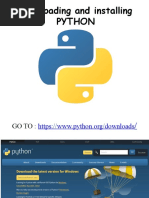 Downloading and Installing Python