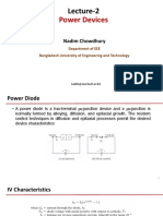 Power Devices Lecture-2: Diode Characteristics and Applications