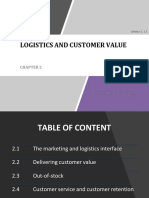 CHAPTER - 1b - Logistics & Customer Value