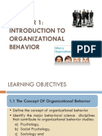 Chapter 1 Organizational Behaviour
