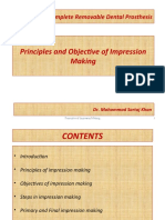 Principles and Objective of Impression M