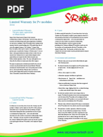 Solar PV Module Warranty | PDF