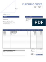 Purchase Order 7th Sep