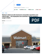 Walmart Employees and Customers Blame Self-Checko…