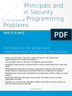 Unit 5 - Design Principles and Common Security Related Programming Problems