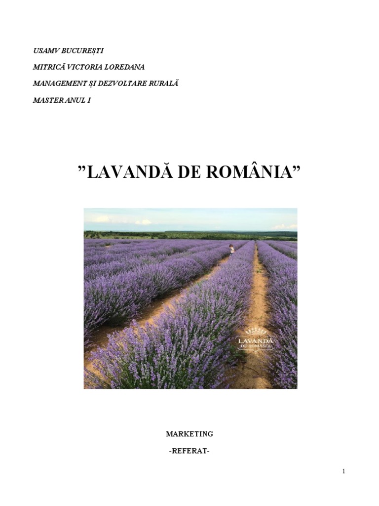 Lavandă de România | PDF