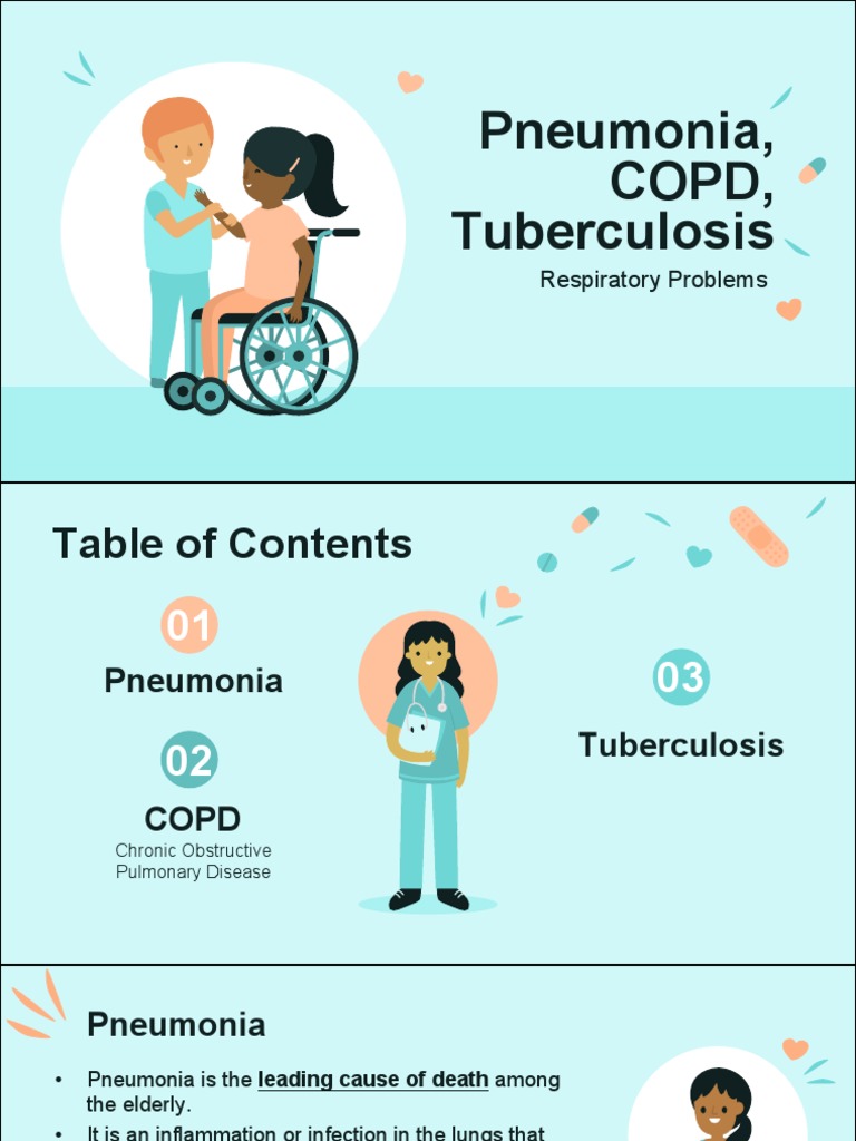 Pneumonia, COPD, Tuberculosis - Report | PDF | Chronic Obstructive ...