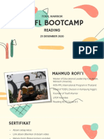 TOEFL BOOTCAMP READING