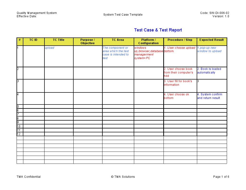 Upload Test Case | PDF | Business | Computers