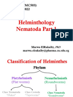 PMC503 Parasitology Nematoda 1 2022