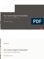 My Oracle Support Essentials V1 October