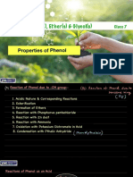 Properties of Phenol Reactions