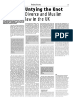 ISIM 7 Untying the Knot Divorce and Muslim Law in the UK