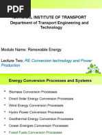 Re Lecture 2 Energy Conversion - Biomass